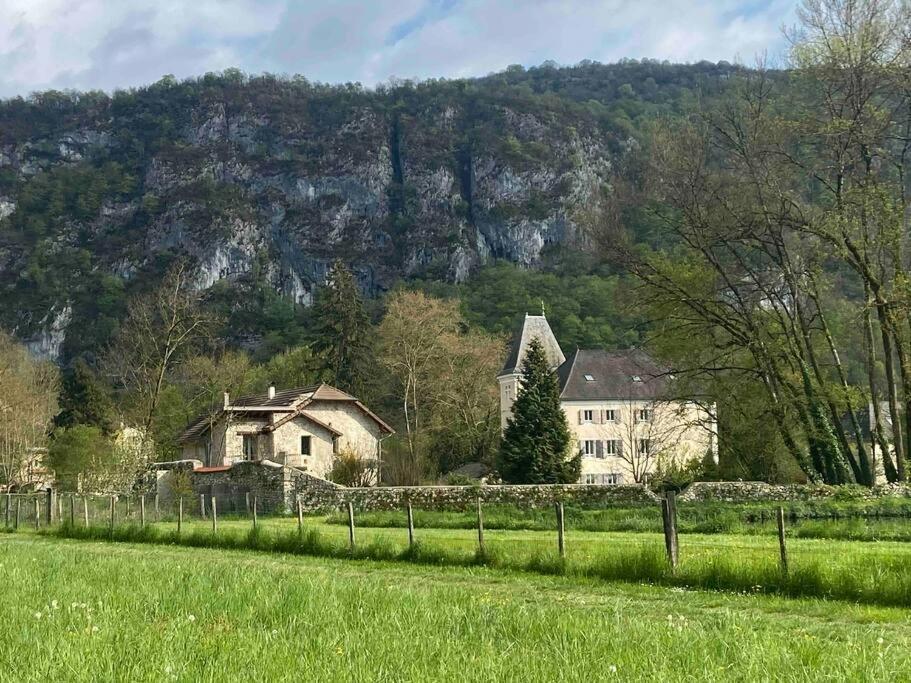 Au Chateau Saint Blaise Virignin Exteriör bild